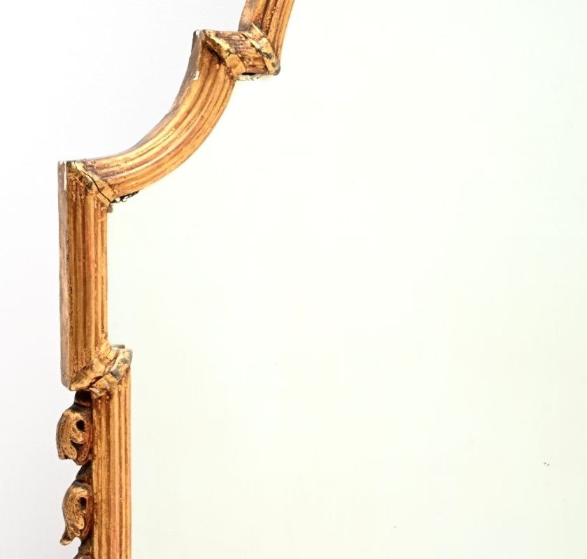 Antique French Gilt Wood Mirror photo Home Decor