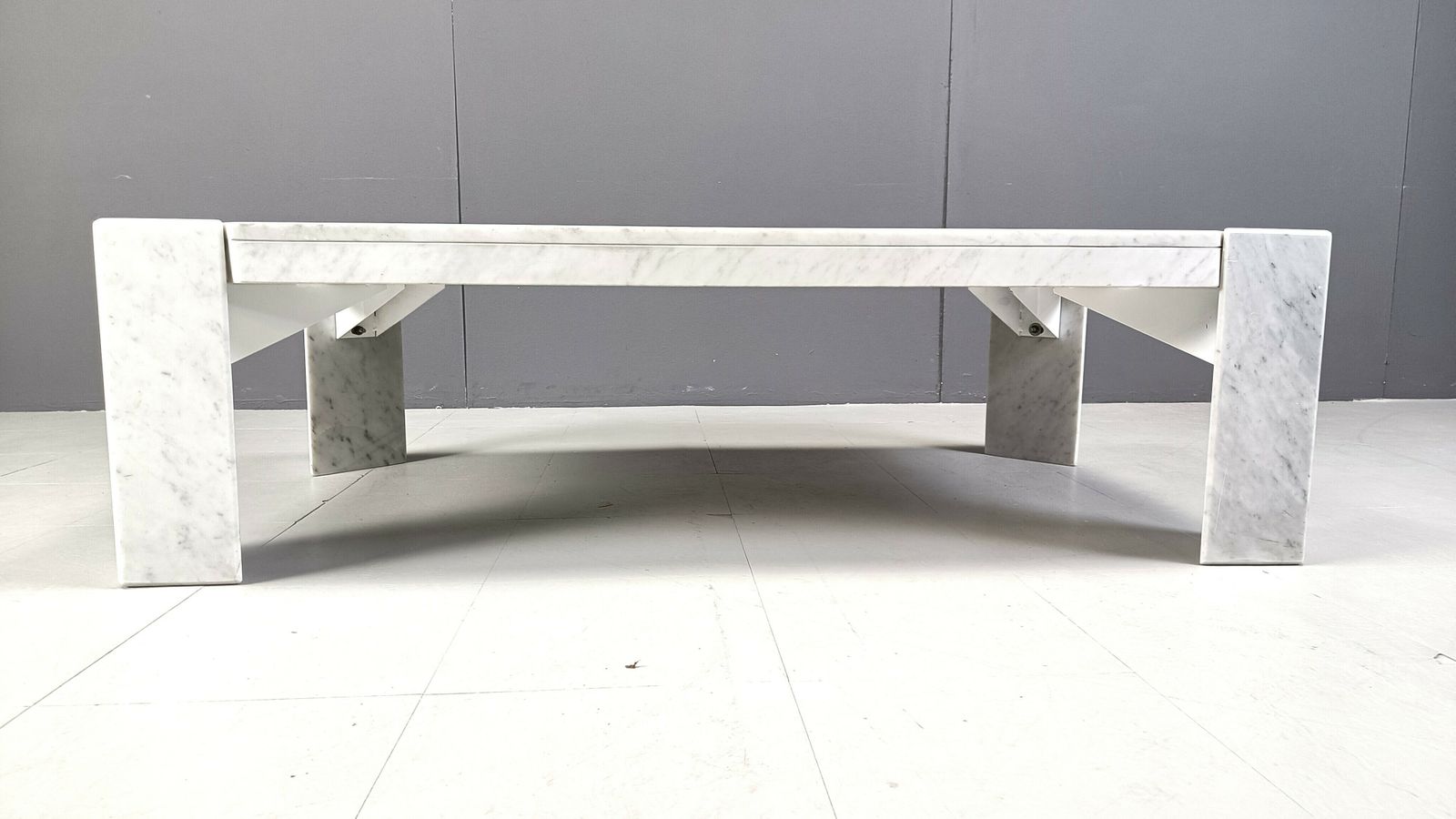 Vintage Italian Marble Coffee Table, 1970s photo vinterior