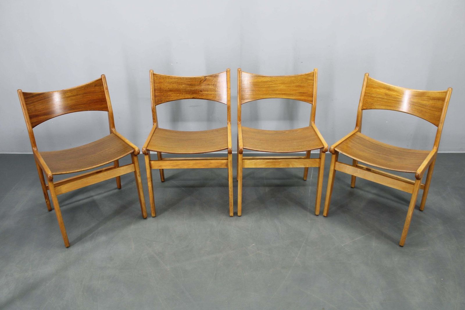 Mid Century Danish Dining Chairs In Afzélie And Beech, Set Of Four photo furniture