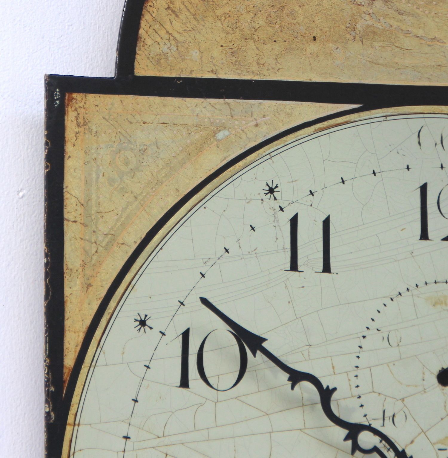 Original 18th Century Iron Grandfather/Longcase Clock Dial. Fully Guaranteed. London Timepiece photo Home Decor
