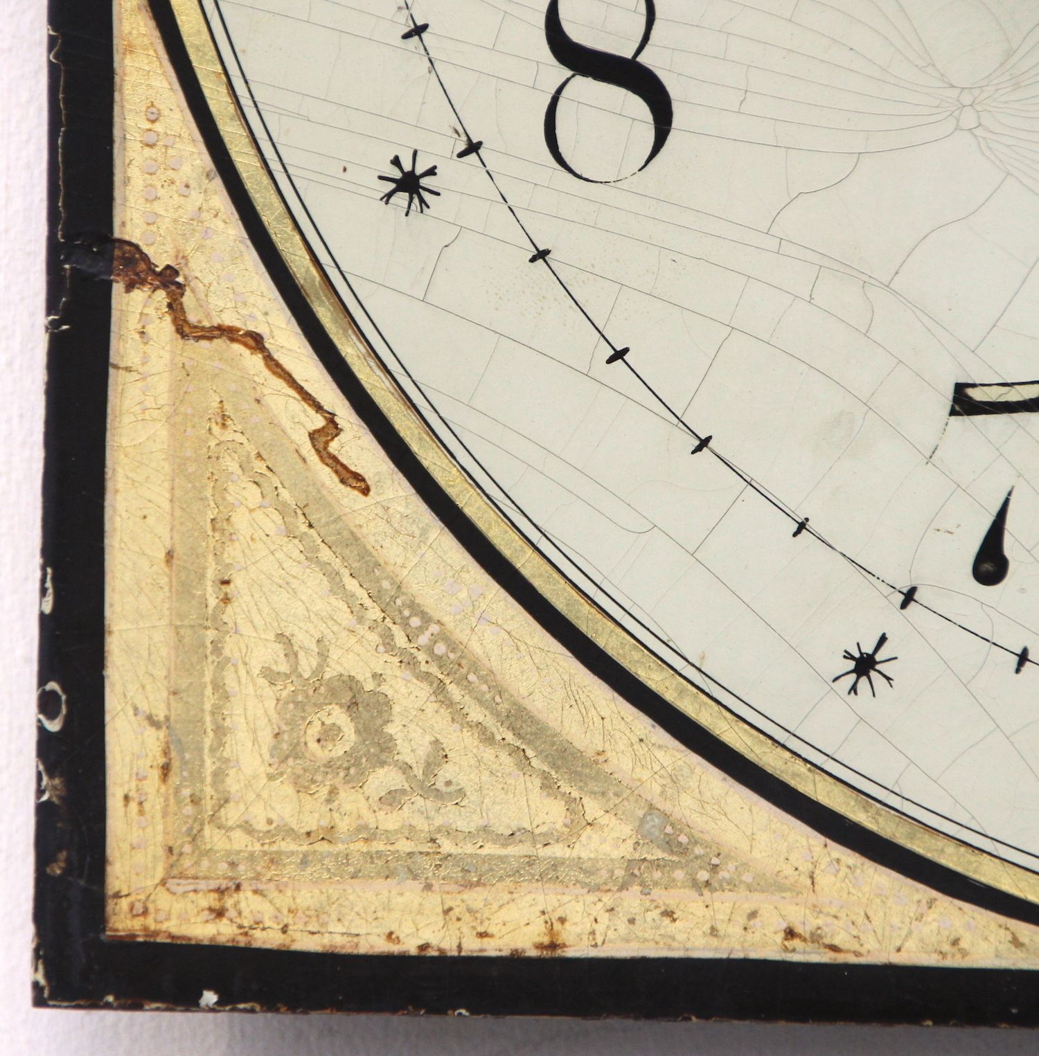 photo for sale Original 18th Century Iron Grandfather/Longcase Clock Dial. Fully Guaranteed. London Timepiece