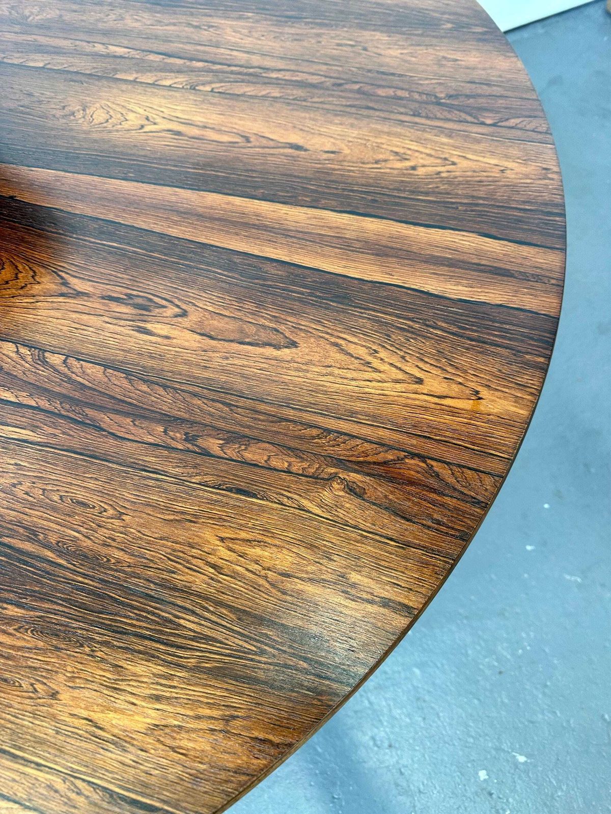 photo for sale Vintage 1950s Gordon Russell Heals Rosewood Dining Table. Danish Plywood Mid Century Retro