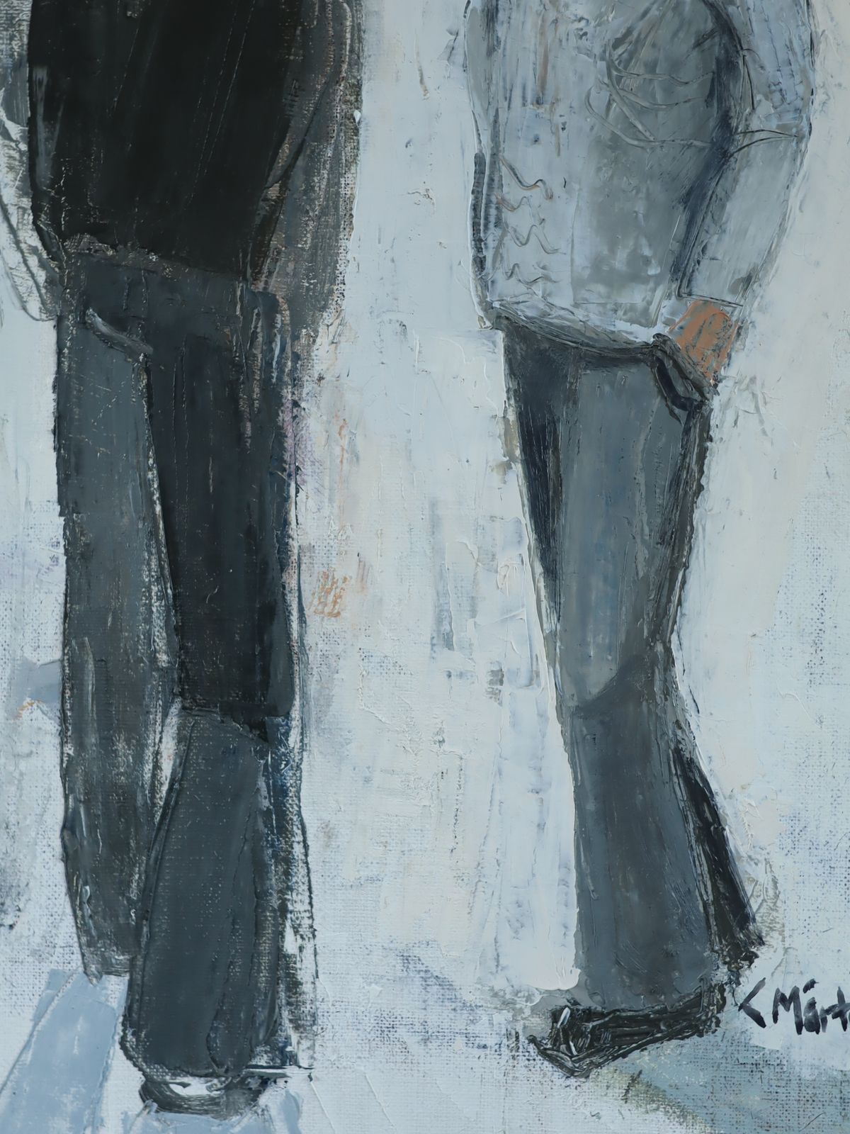 photo furniture Between Presences In Oil Onto Canvas