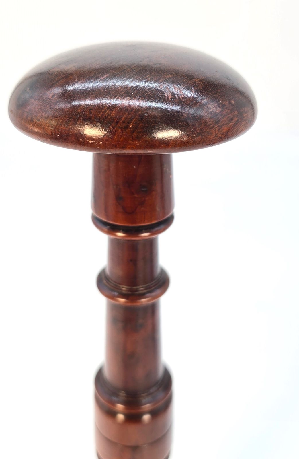 Pair Of 18th Century Wig Stands Made From Yew Wood, English Circa 1730 photo buy