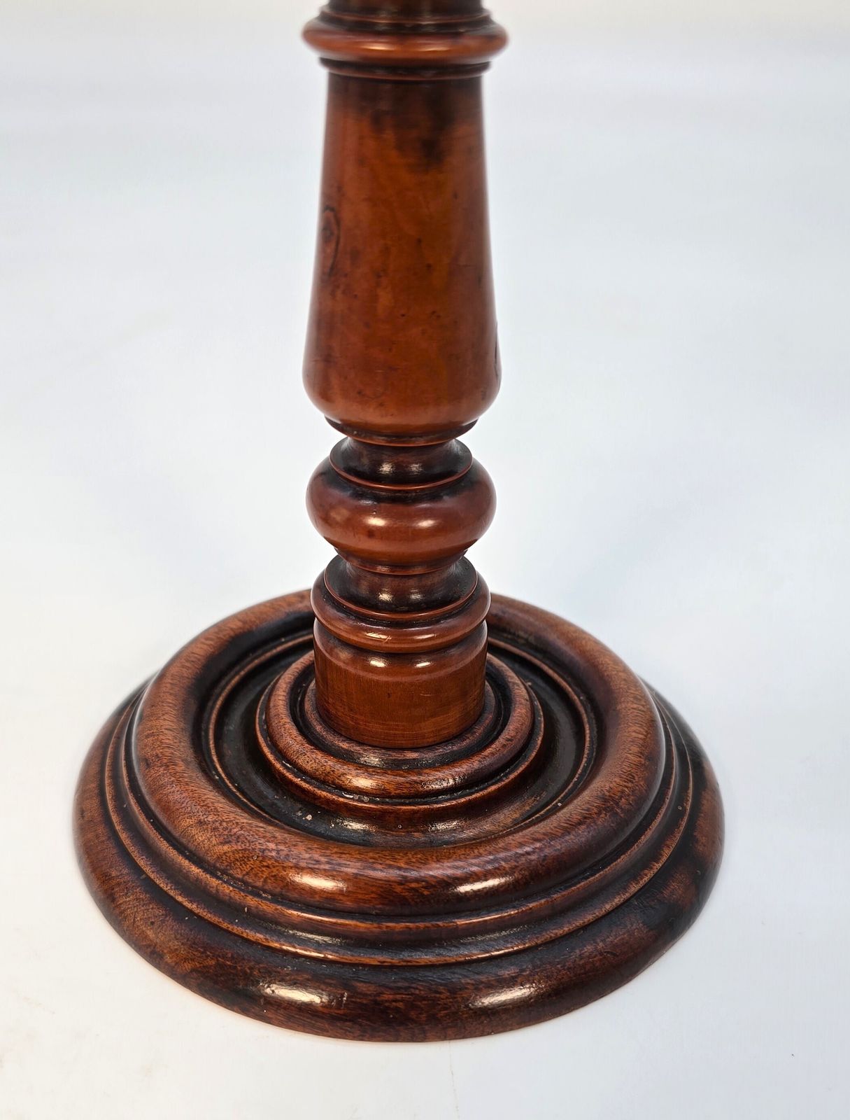 Home Decor Pair Of 18th Century Wig Stands Made From Yew Wood, English Circa 1730 photo