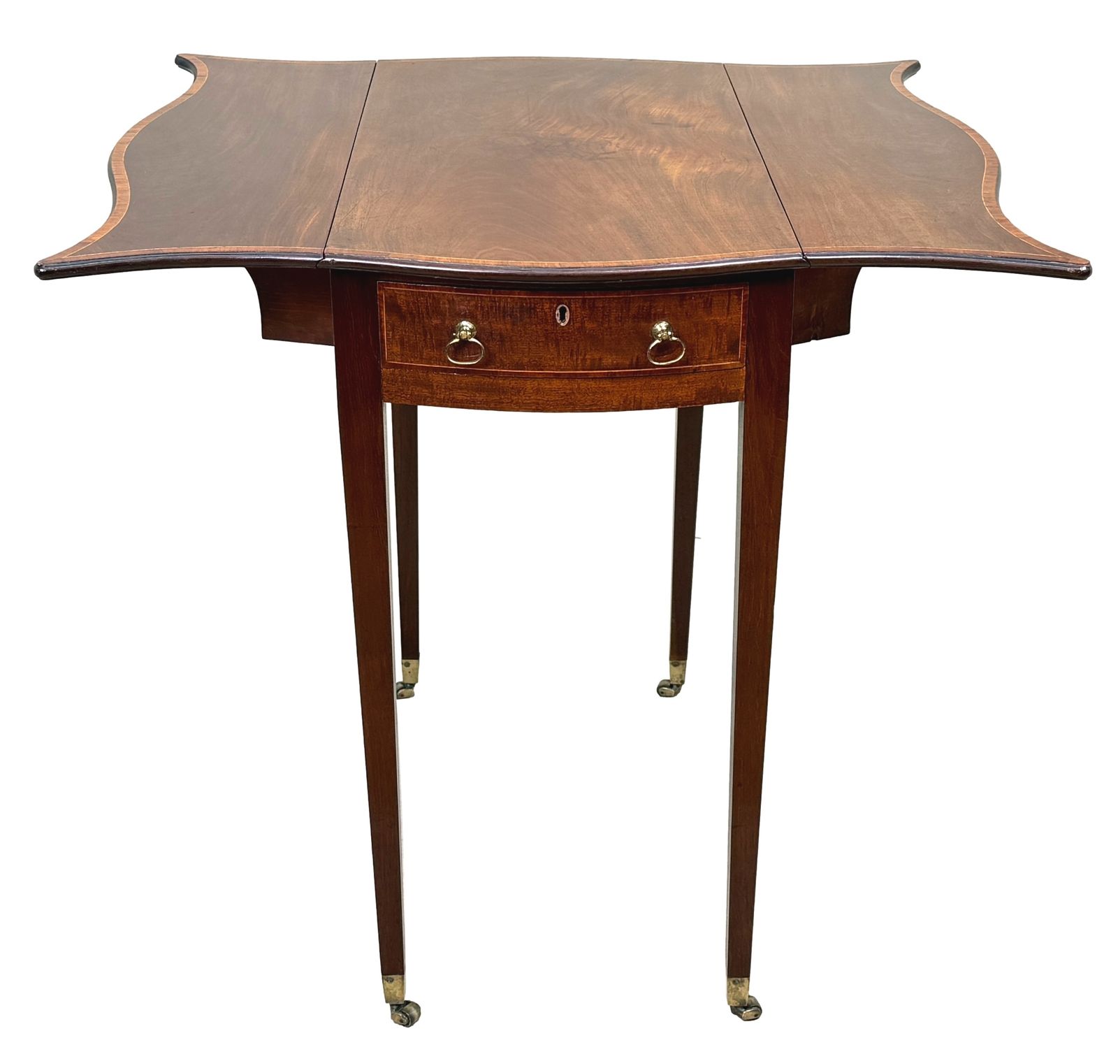 photo vinterior Georgian 18th Century Hepplewhite Baby Pembroke Table (England, Circa 1780)