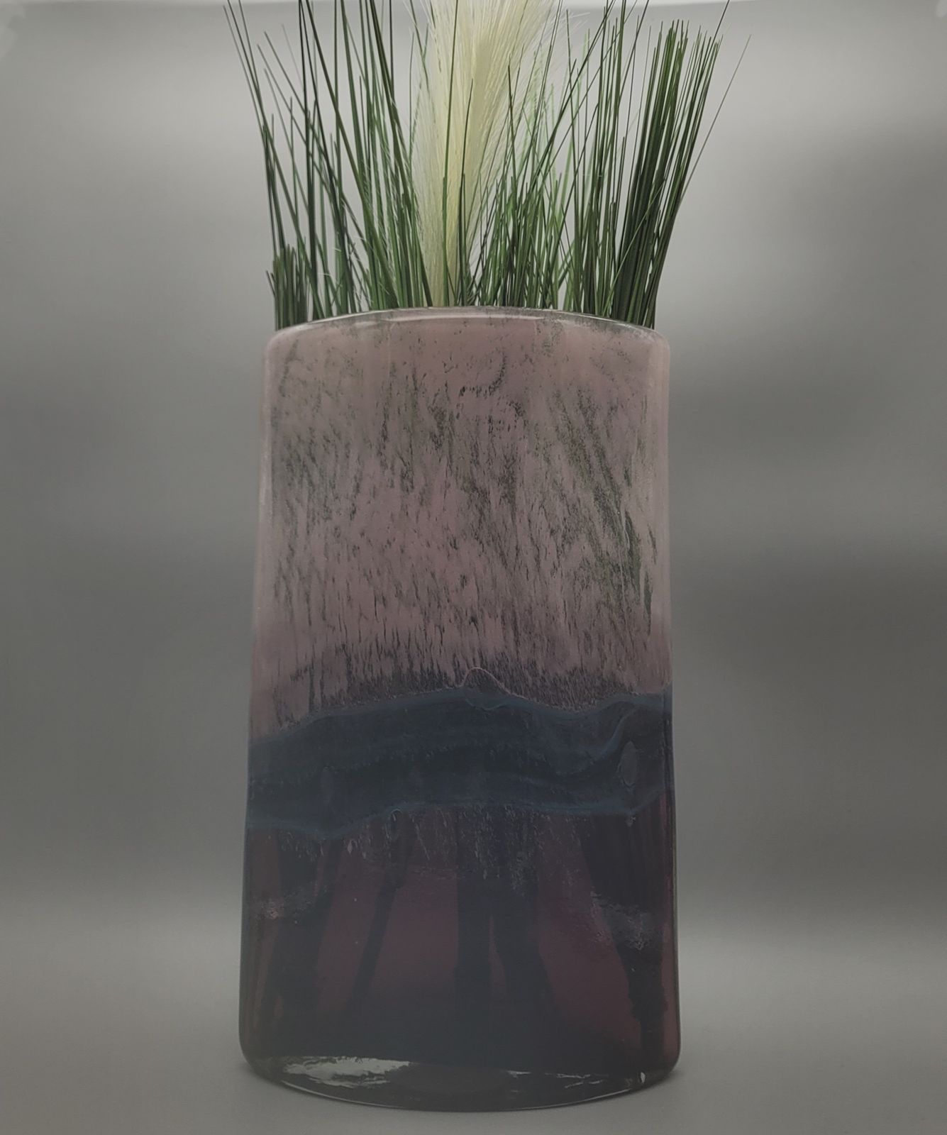 Large Architectural Studio Art Glass Floor Vase, Late 20th Century photo vinterior