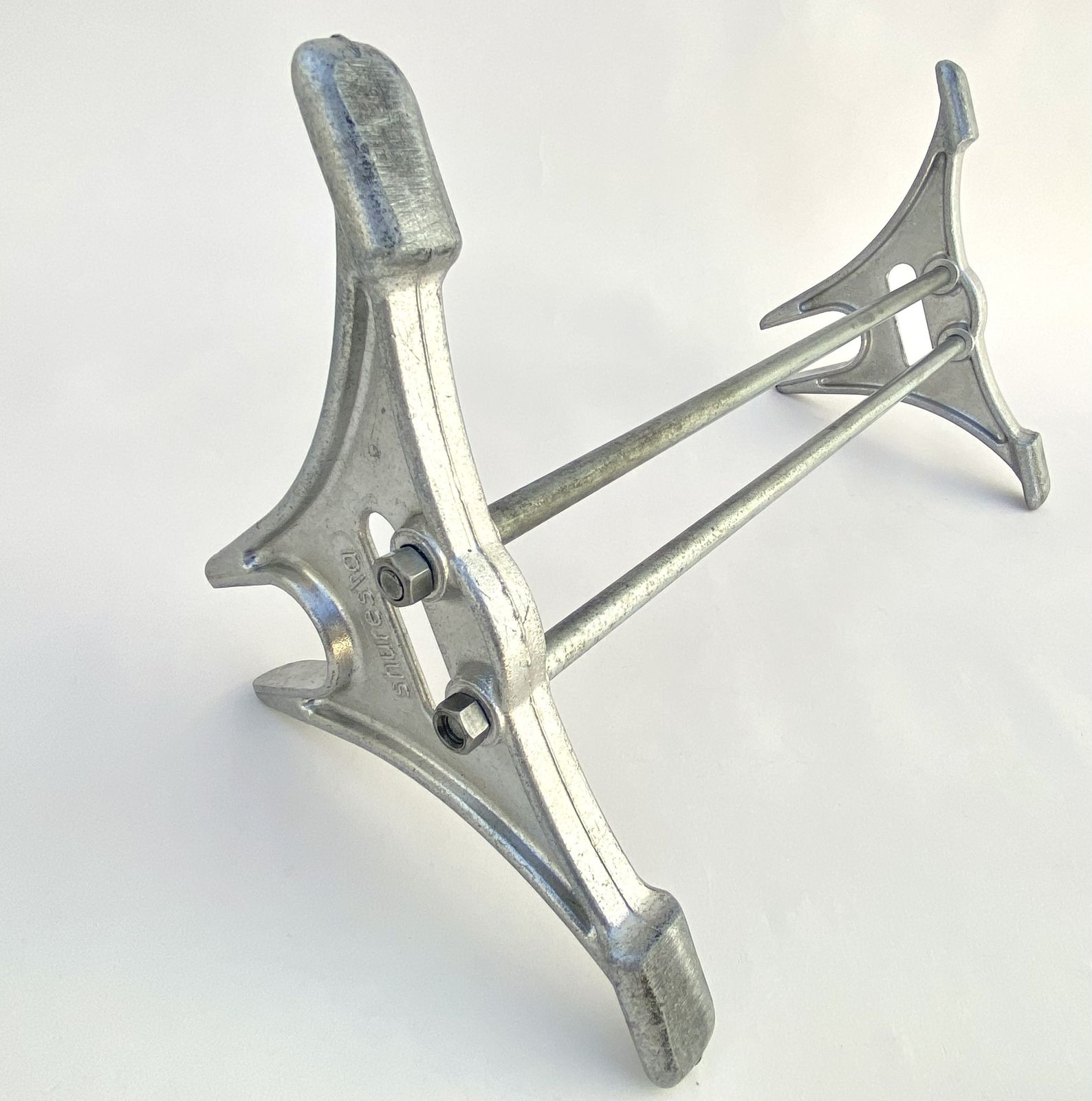 1950's Shuresta Aluminium Alloy Bike Display Stand And Two Additional Ends photo Home Decor