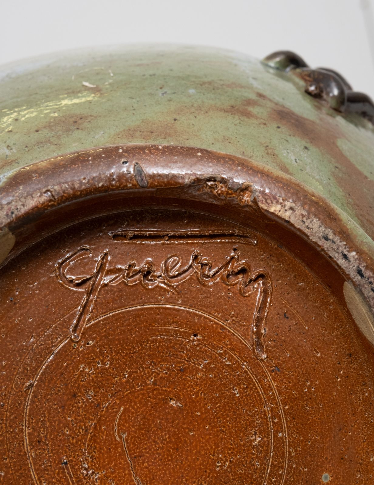 Stunning Large Art Vase Roger Guèrin 1930s Belgium photo buy