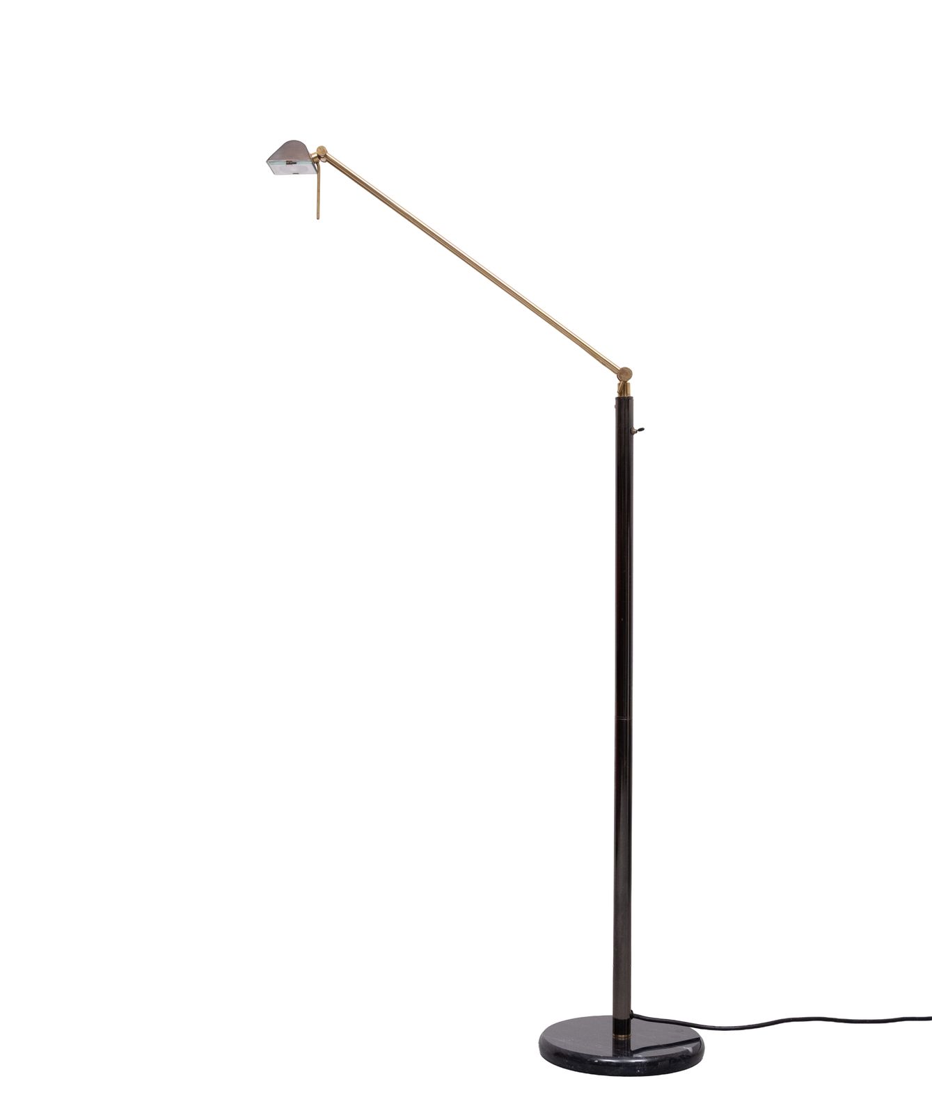 Herda Halogen Floor Lamp Marble Base 1980s photo vintage