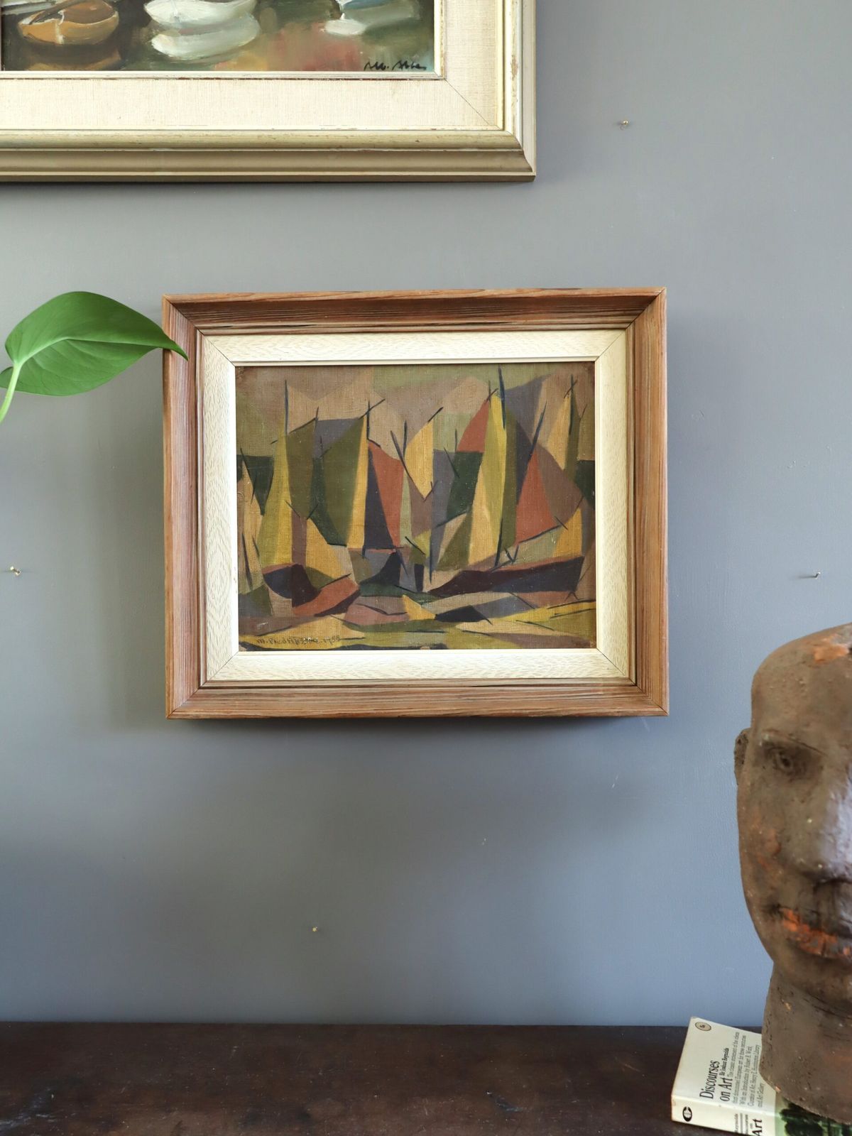 Woodland Rhythm Oil Paint, 1950s photo furniture