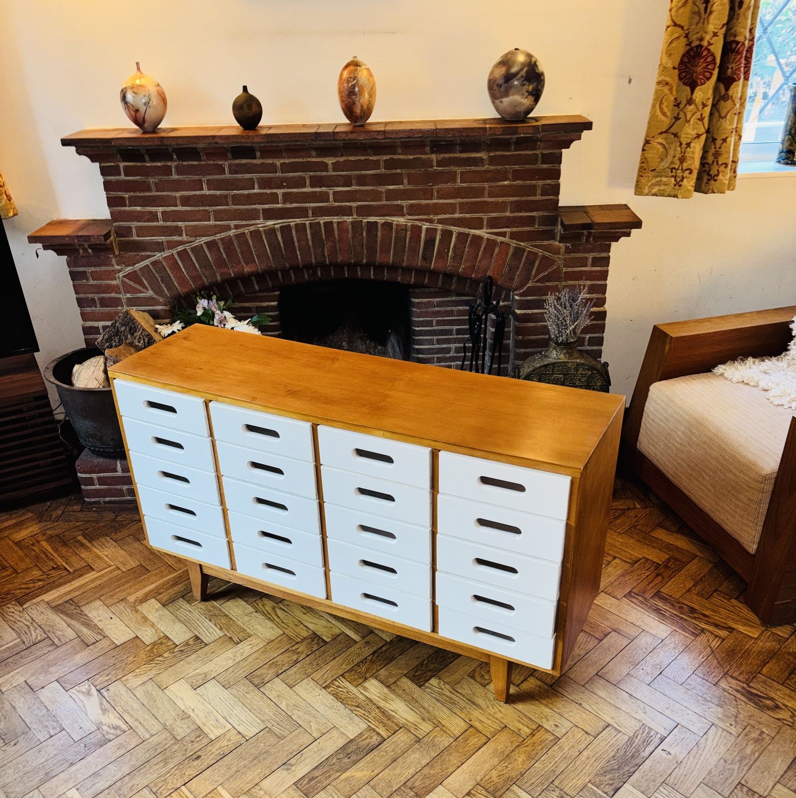 Stunning Rare Mid Century 1950/60s Chest Of Drawers By James Leonard photo Furniture