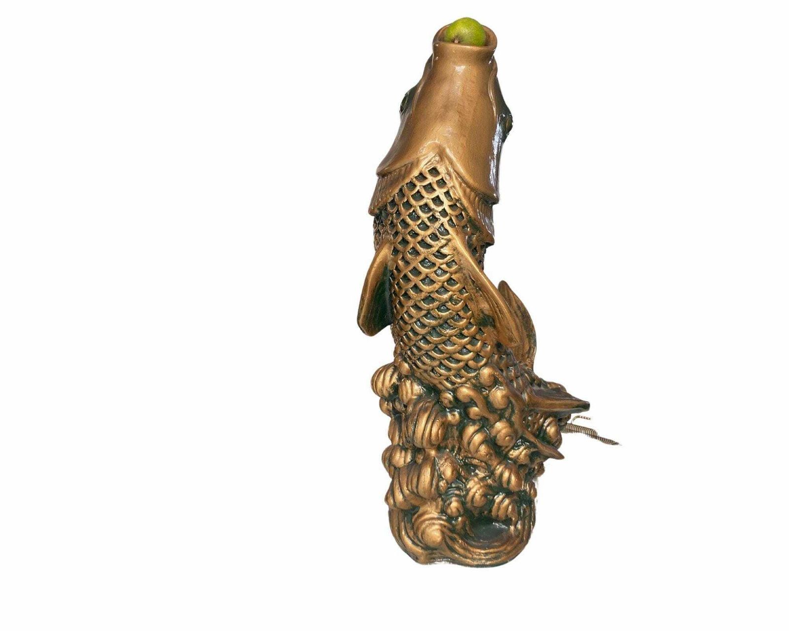 Koi Vissculptuur | Vintage Decoratief Object | Groot Interieurstuk photo 535.0