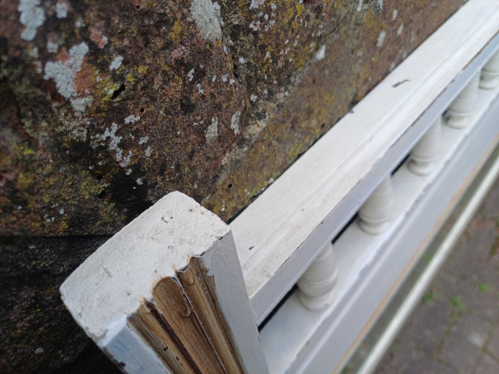 Antique Over Mantel Mirror Hand Painted Mahogany White Gold Distressed Bevelled Glass Farrow And Ball photo furniture