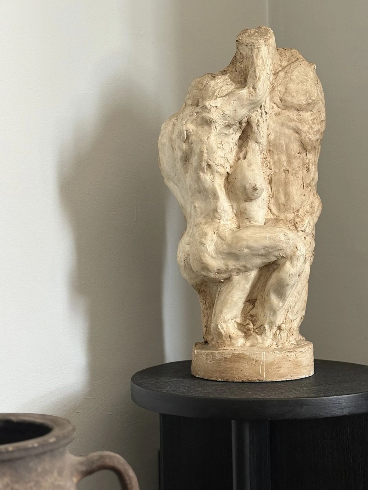 Plaster Sculpture, Francesco Falcone, Italy Circa 1932 photo vintage