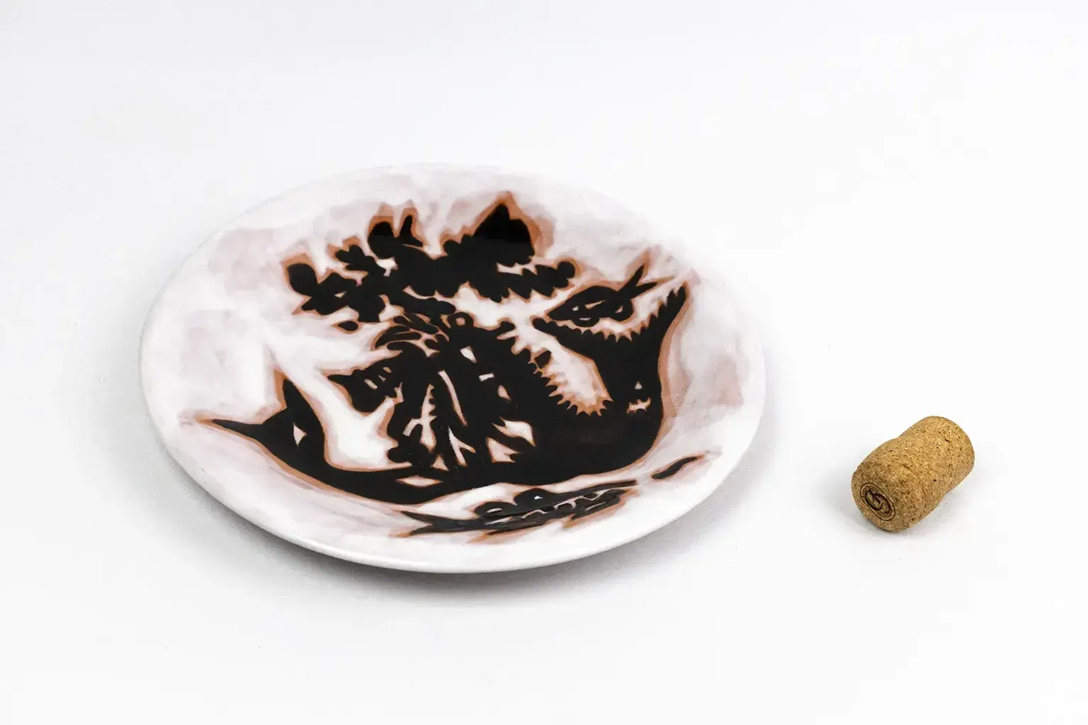 Jean Lurçat Ceramic Plate “The Sirens” — Sant Vicens, Perpignan photo for sale