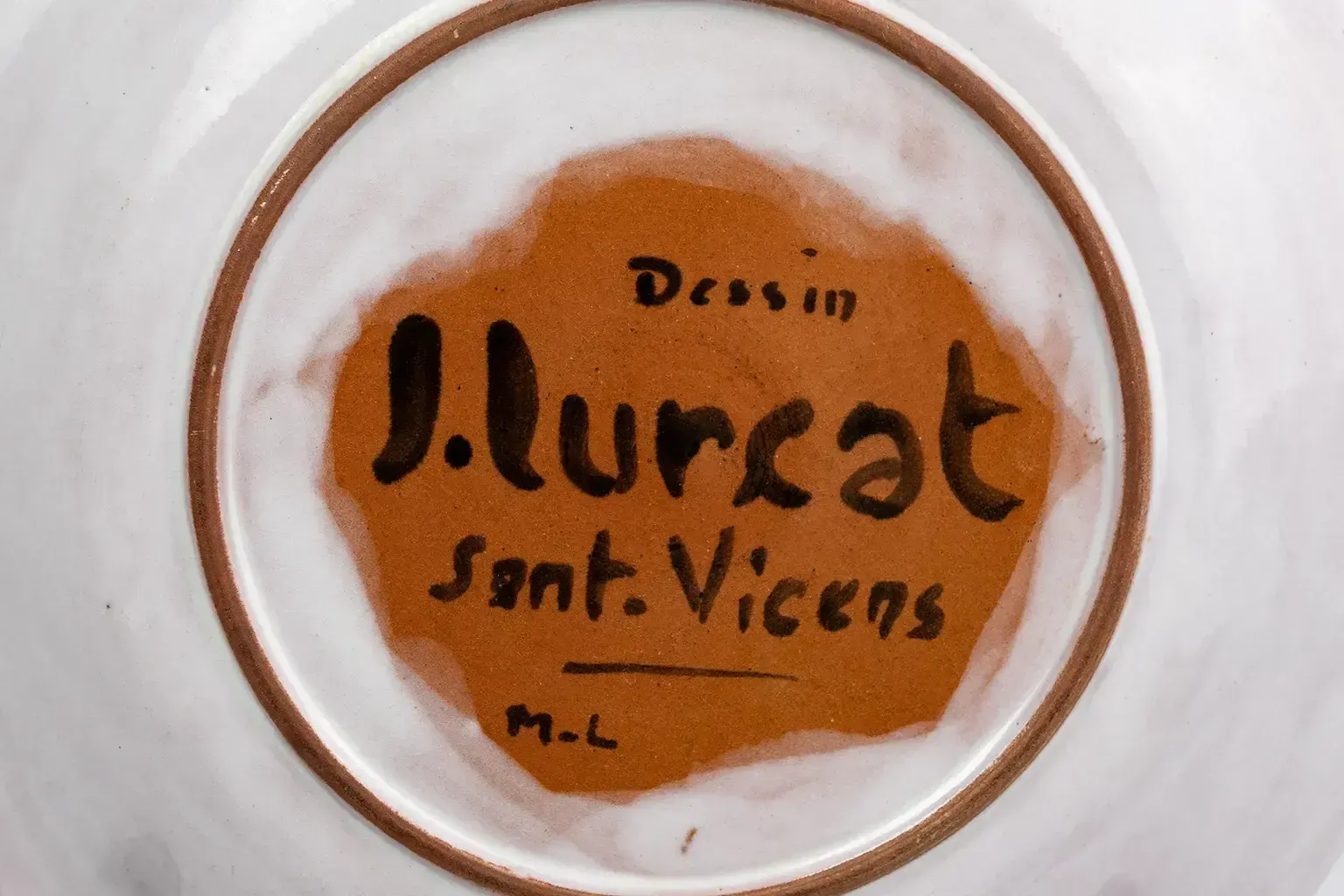 Jean Lurçat Ceramic Plate “The Sirens” — Sant Vicens, Perpignan photo buy