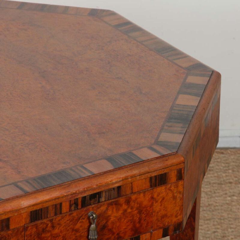 Art Deco Inlaid Games Table Dating From The 1930s photo for sale