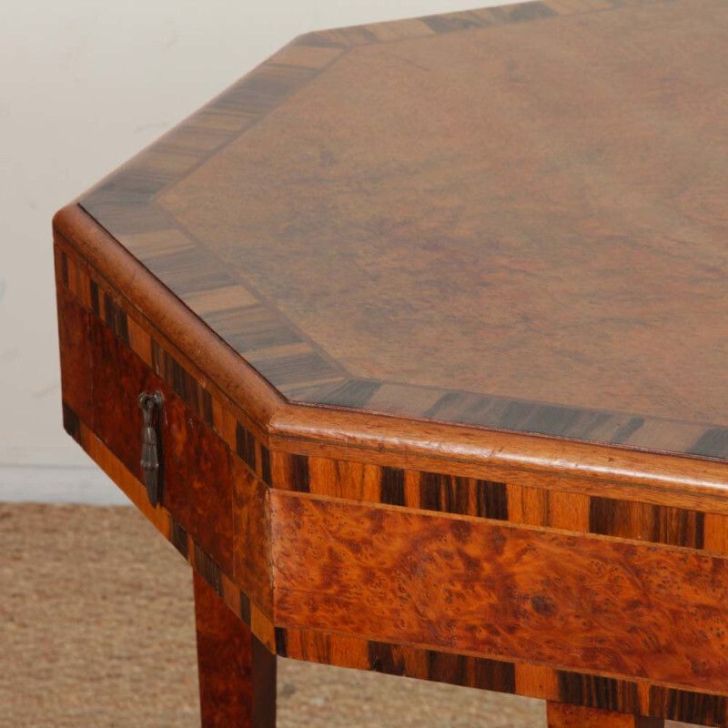 Art Deco Inlaid Games Table Dating From The 1930s photo Furniture