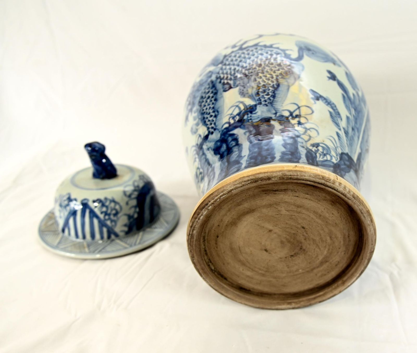 Chinese Ginger Jars Blue And White Porcelain Urns Nanking Vases photo Home Decor