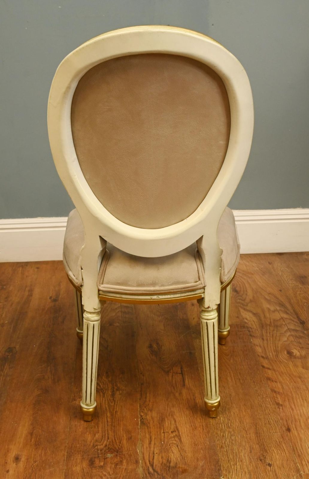 Set 14 French Louis XVI Dining Chairs Painted photo buy