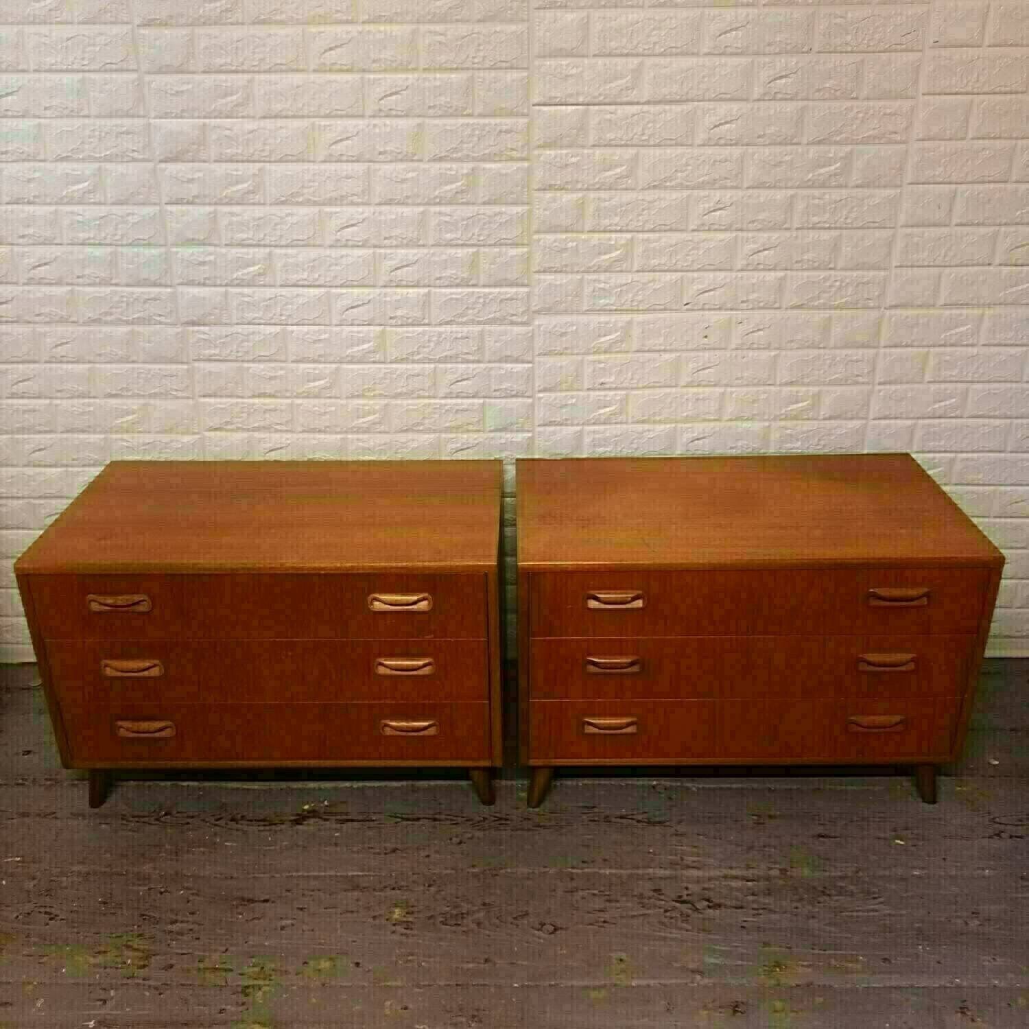 Pair Of G Plan Fresco Chest Of Drawers. photo furniture