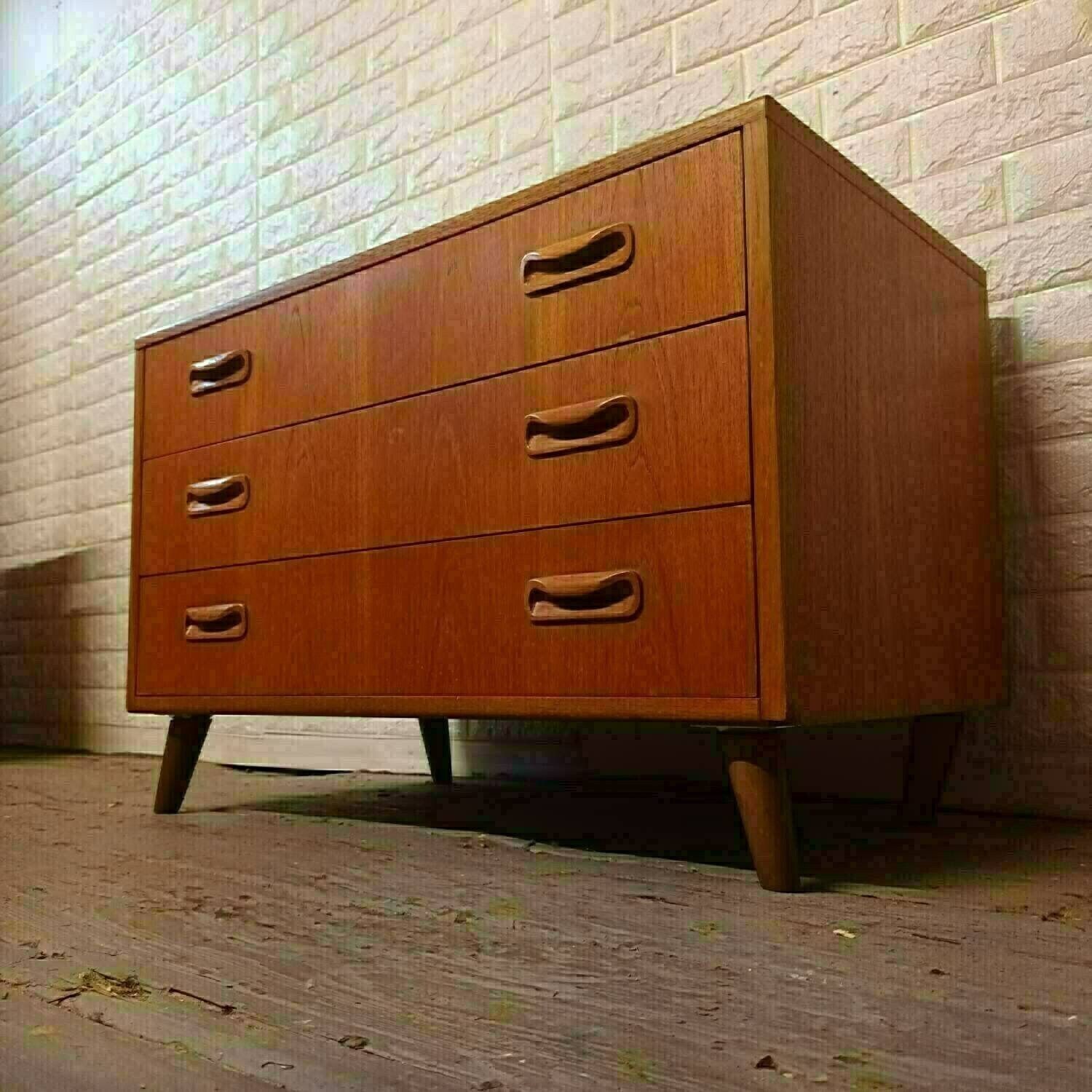 Pair Of G Plan Fresco Chest Of Drawers. photo for sale