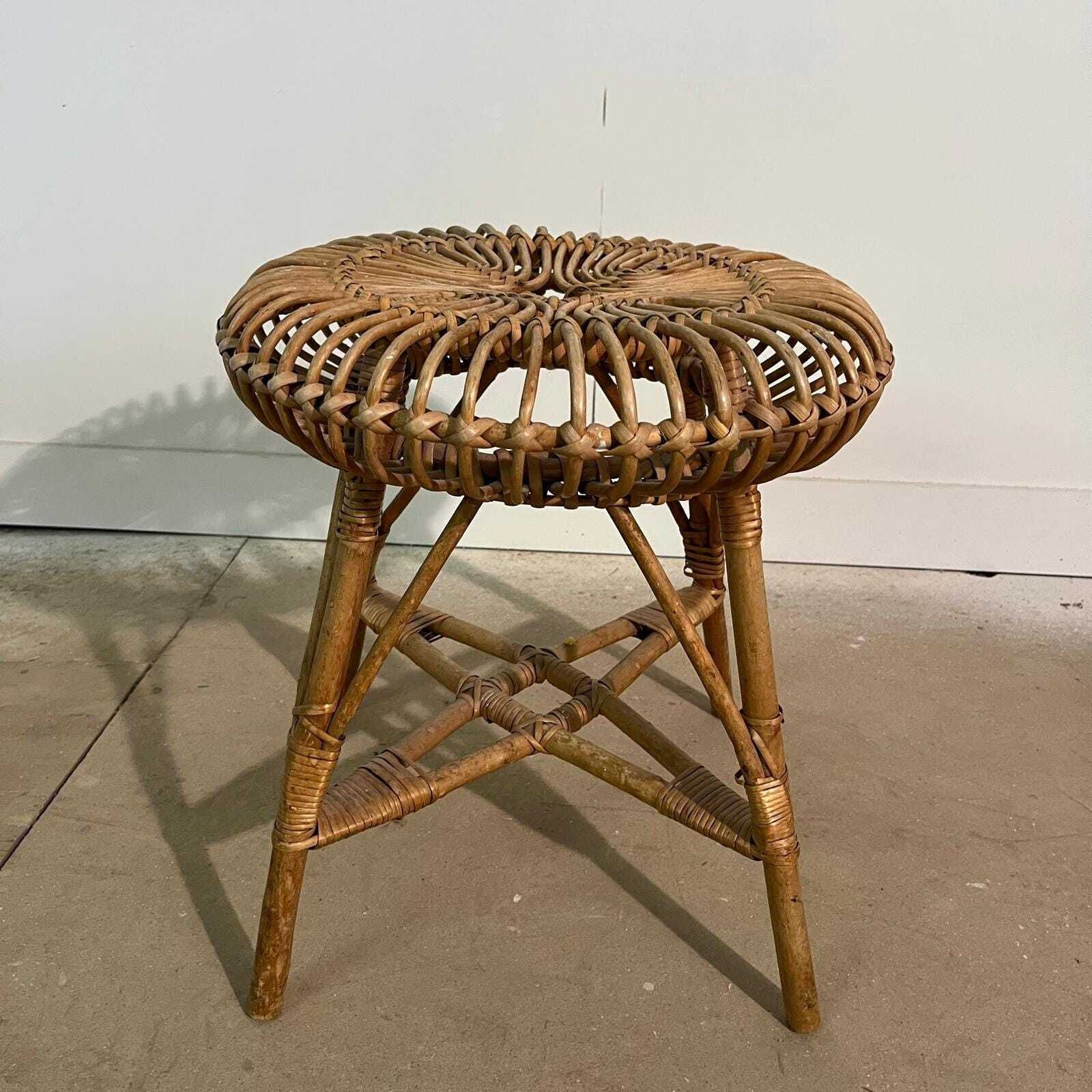 Franco Albini Bamboo Stool Bamboo