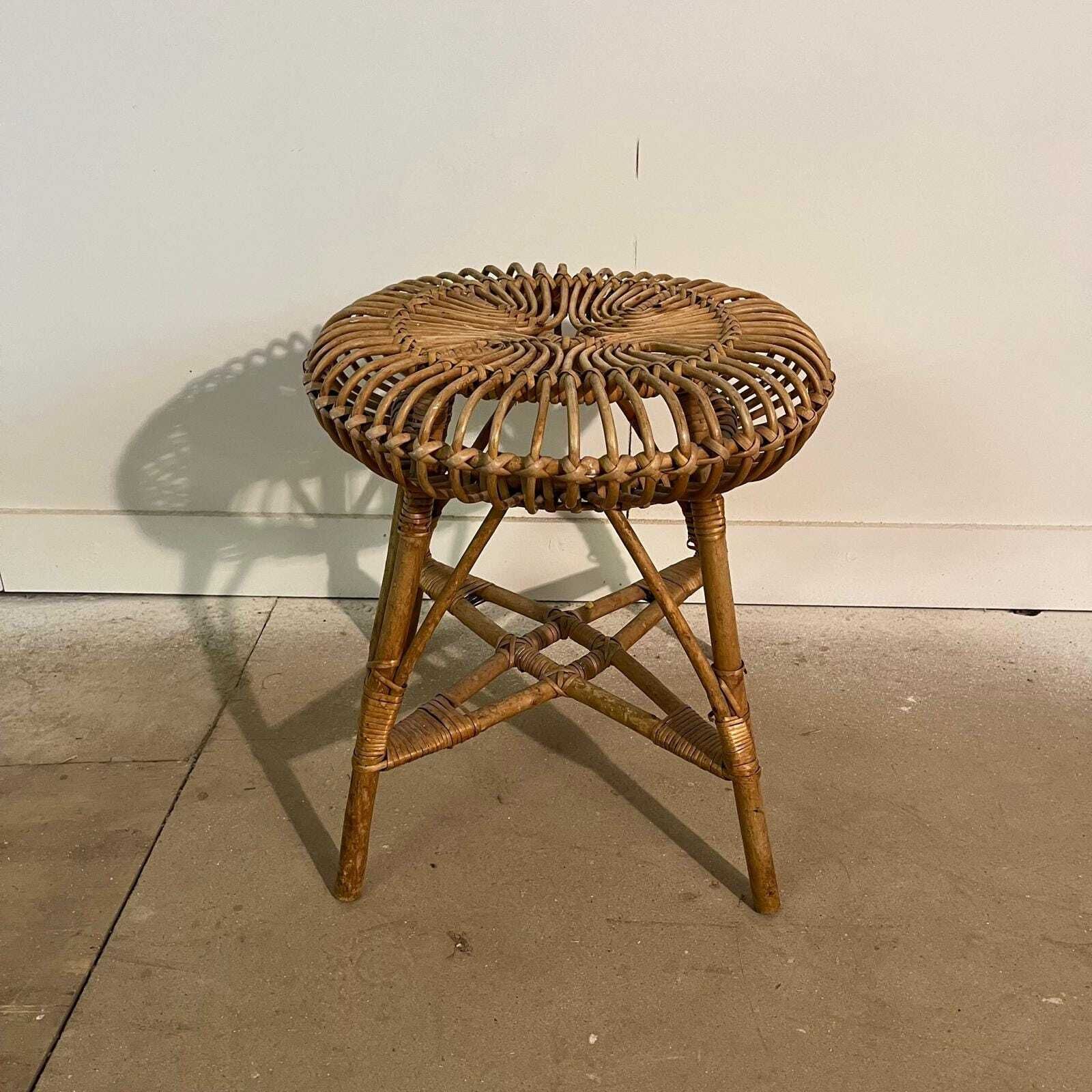 Franco Albini Bamboo Stool Bamboo photo for sale