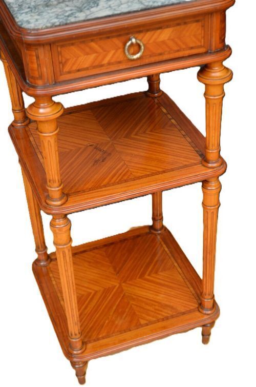 Pair Of French Satinwood Bedside Cabinets photo vinterior