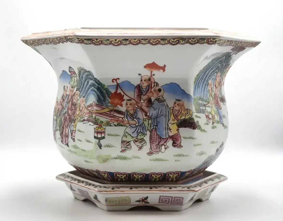 Porcelain Flower Vase, China, Early 20th Century