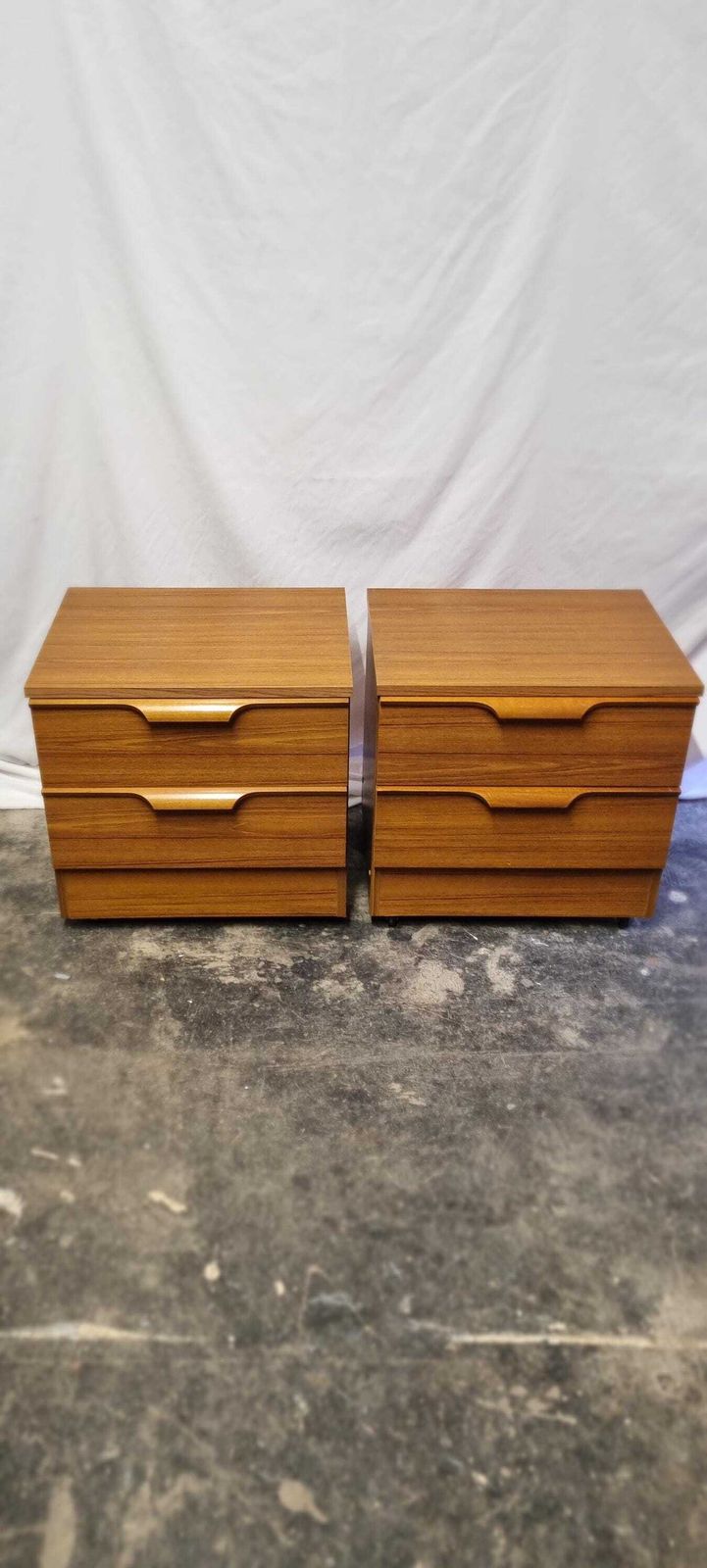 Pair Of Austinsuite Bedside Cabinets/Chest Of Drawers. photo Furniture