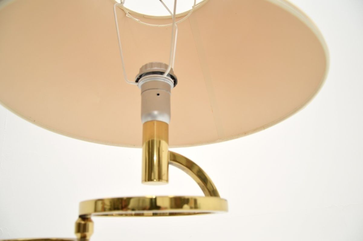 photo furniture Vintage Italian Marble And Brass Table Lamp By Banci Firenze