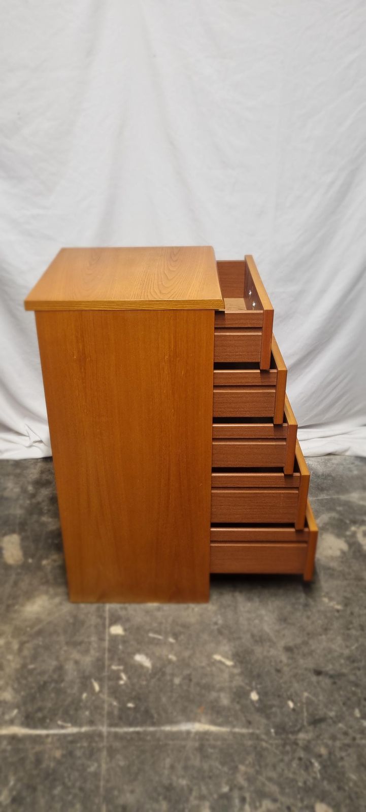 G Plan Tall Boy Chest Of Drawers photo vintage