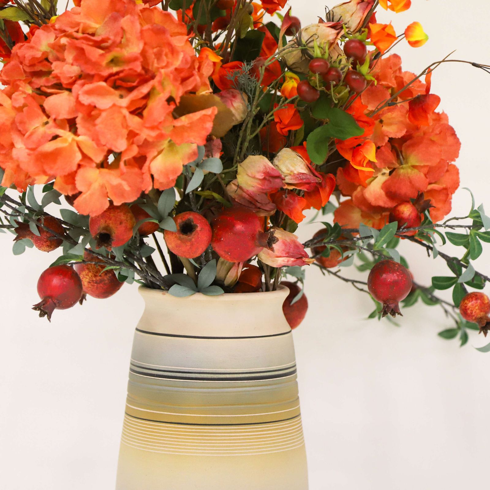 Mid‑Century Sicilian Floor Standing Studio Pottery Vase, Signed Robert Gagliani photo for sale