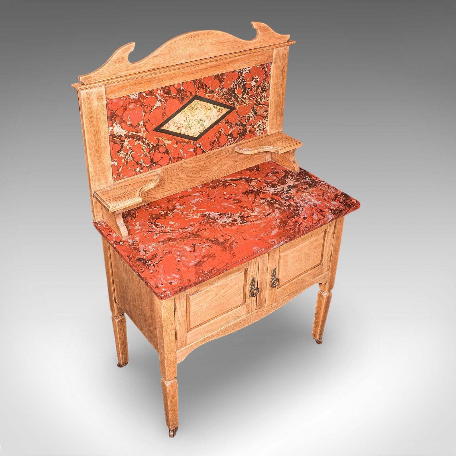 Antique Washstand, English, Pine, Dressing Table, Country House, Edwardian, 1910 photo buy
