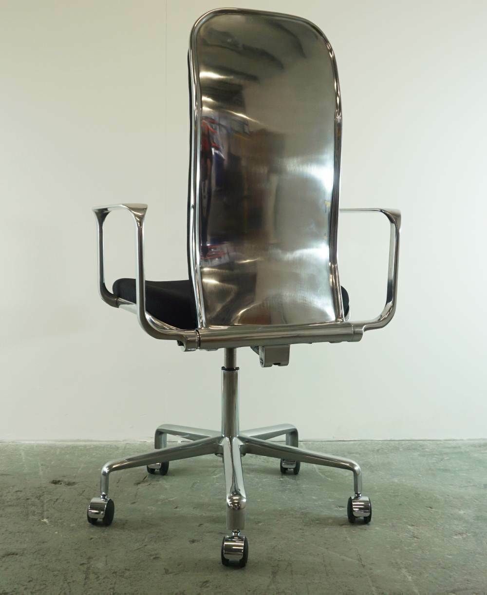 Fred Scott Hille Supporto Chair Black Fabric (9 Available) photo vintage