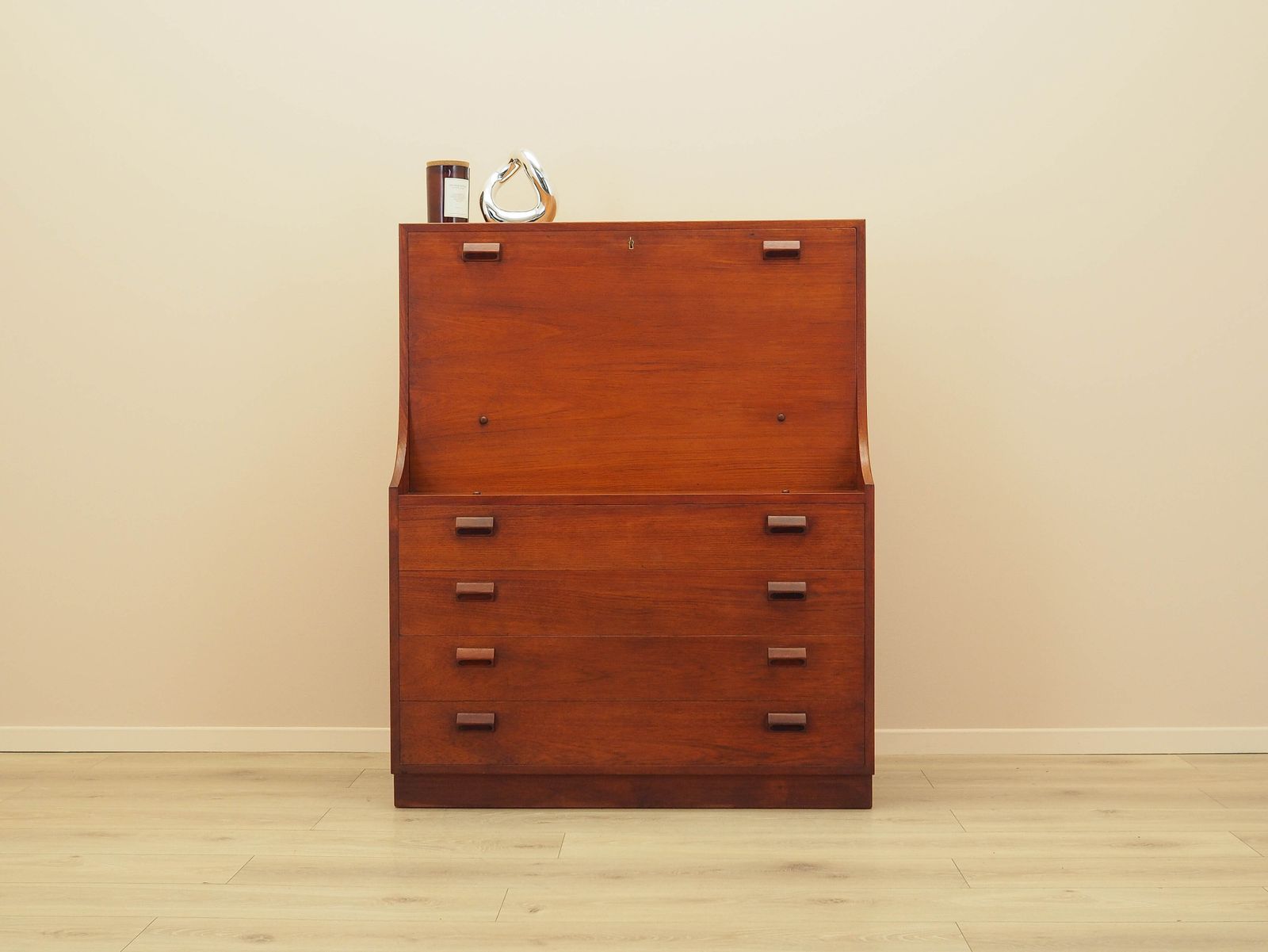 Teak Secretary, Danish Design, 1960s, Designer: Børge Mogensen photo furniture