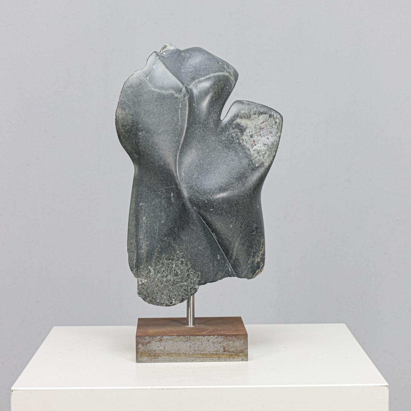Abstract Dolomite Stone Sculpture By Ineke Van Zuuren, Netherlands, 1980s photo 750.0