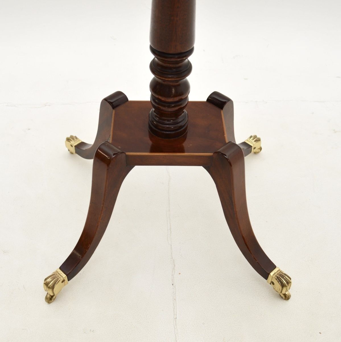 Antique Regency Style Inlaid Mahogany Chess Table photo 774.0