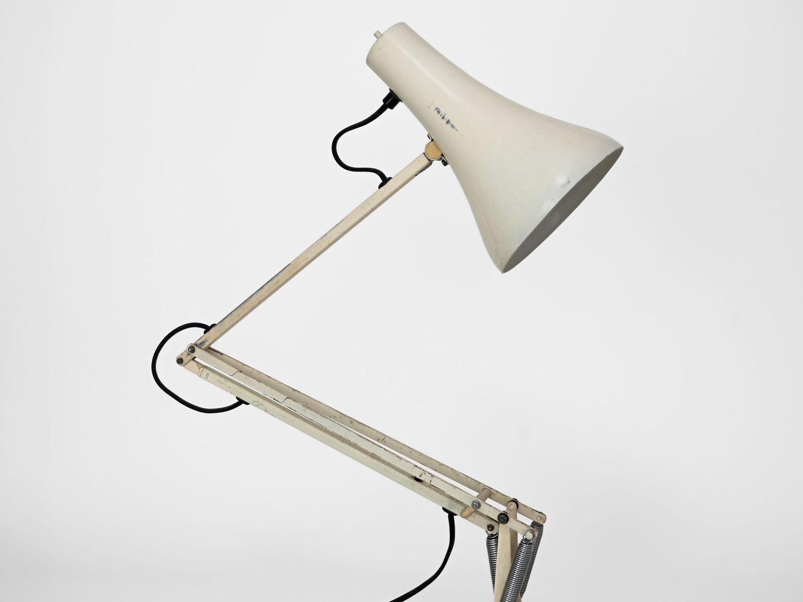 Vintage White Anglepoise Desk Lamp 1960s   1970s Mid Century Home Decor & Lighting photo for sale