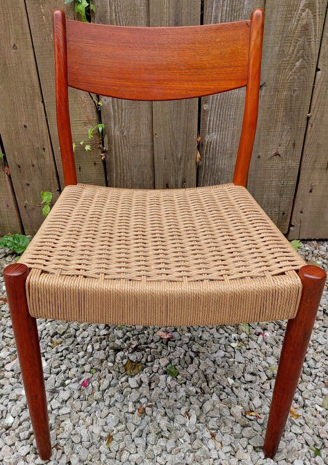Mcm 2 Cees Brackman For Pastoe Dining Chairs New Danish Papercord photo furniture