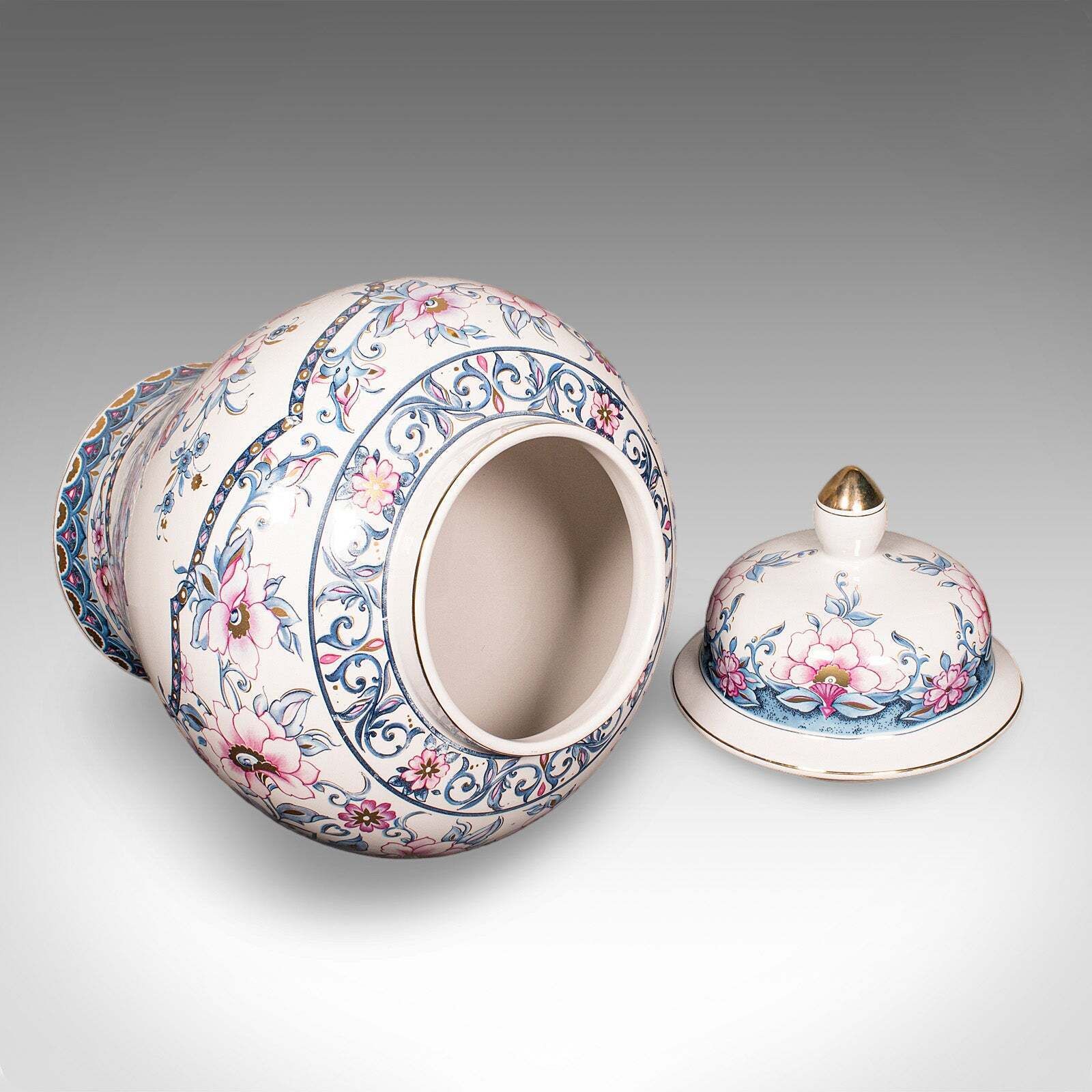 photo furniture Pair Of Large Vintage Display Vases, Italian, Ceramic, Baluster Urn, Circa 1980
