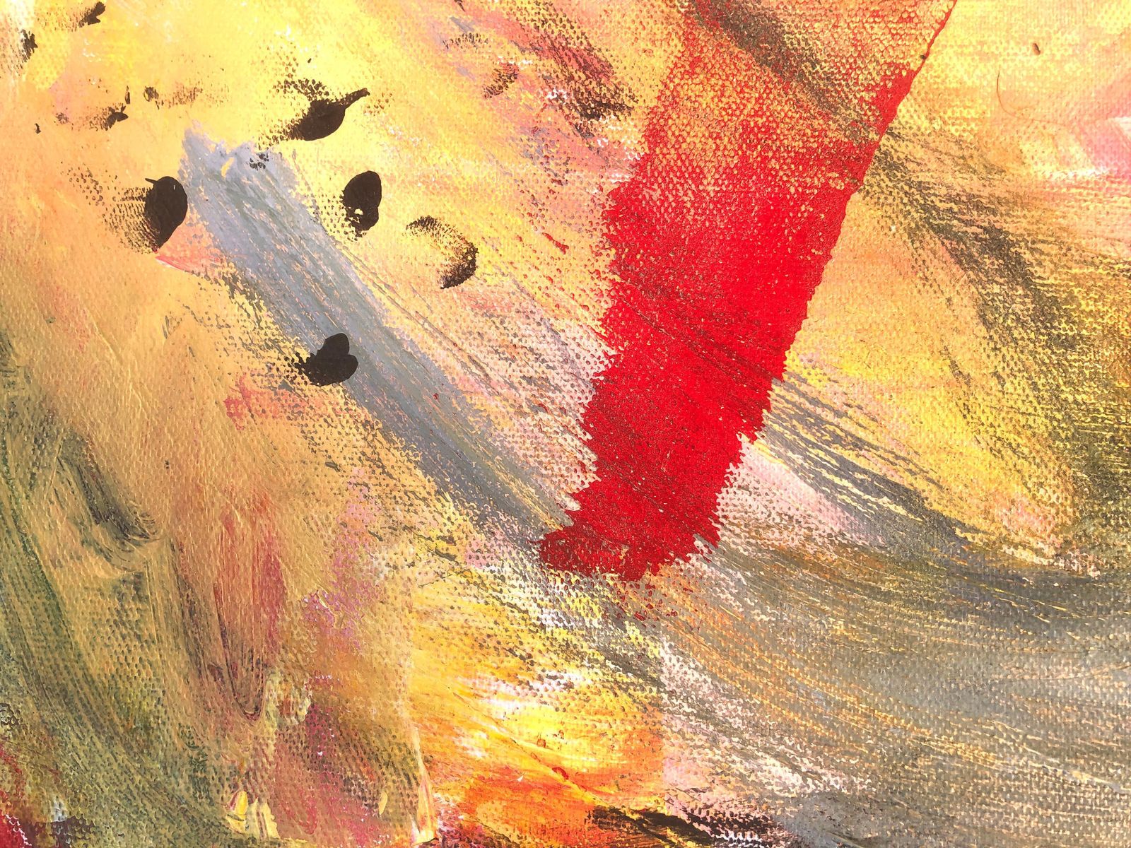 Nerea Caos Contemporary Neo Expressionist Still Life Painting Mediterranean Color Abstract 2022 photo 950.0