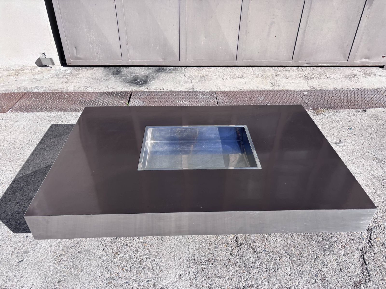 Coffee Table In The Style Of Willy Rizzo, Italian Design, 1970 photo for sale