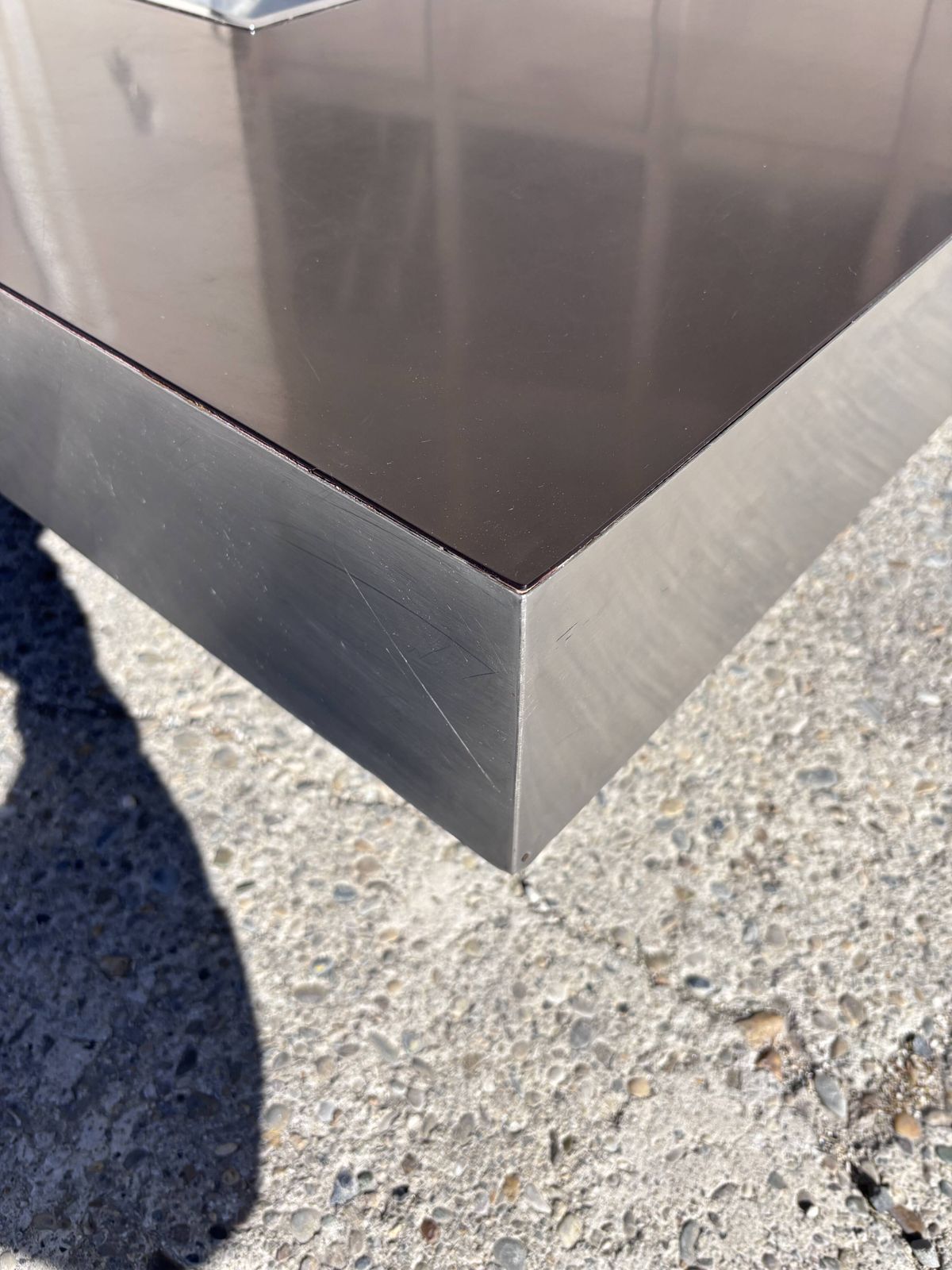 Coffee Table In The Style Of Willy Rizzo, Italian Design, 1970 photo vinterior