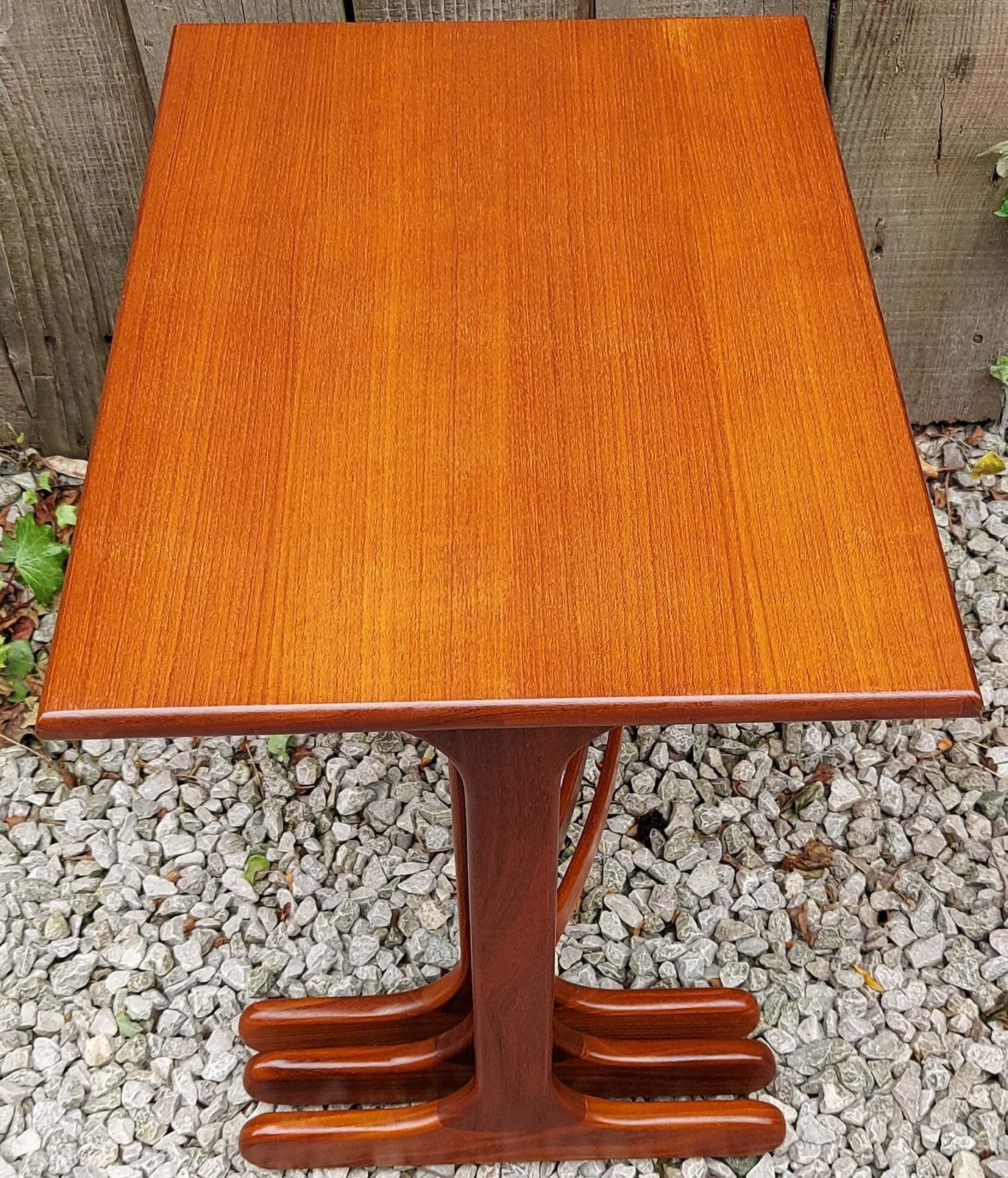 Mcm Gplan Nest Of Tables Curved Stretcher Fresco photo for sale