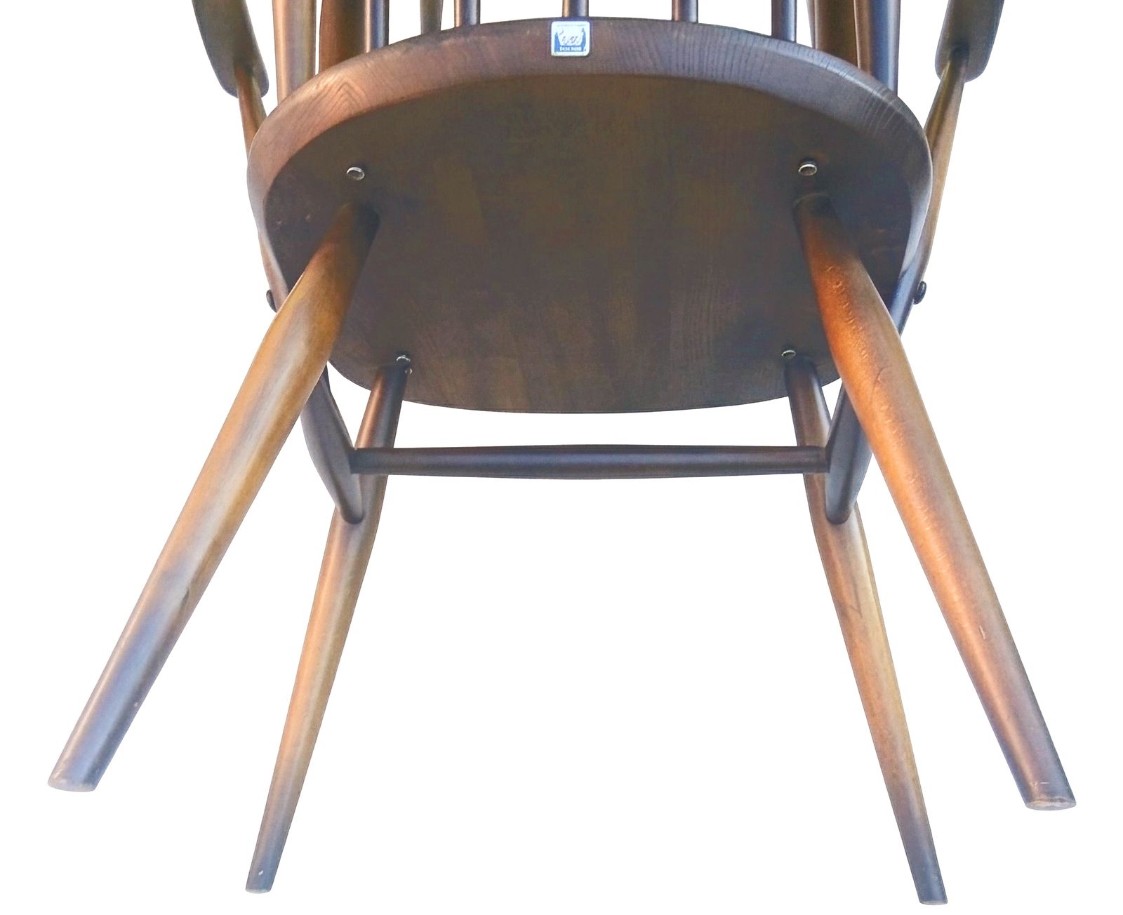 photo for sale Pair Of Authentic Ercol Windsor Carver Armchairs – Gold Label Edition