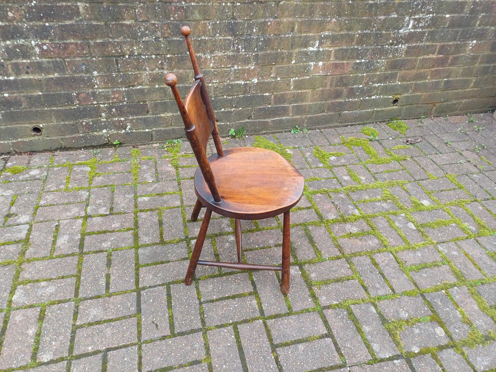 Antique Mahogany Childs Chair Arts And Crafts Occasional Chair Rustic Folk Furniture Early 20th Century. photo furniture