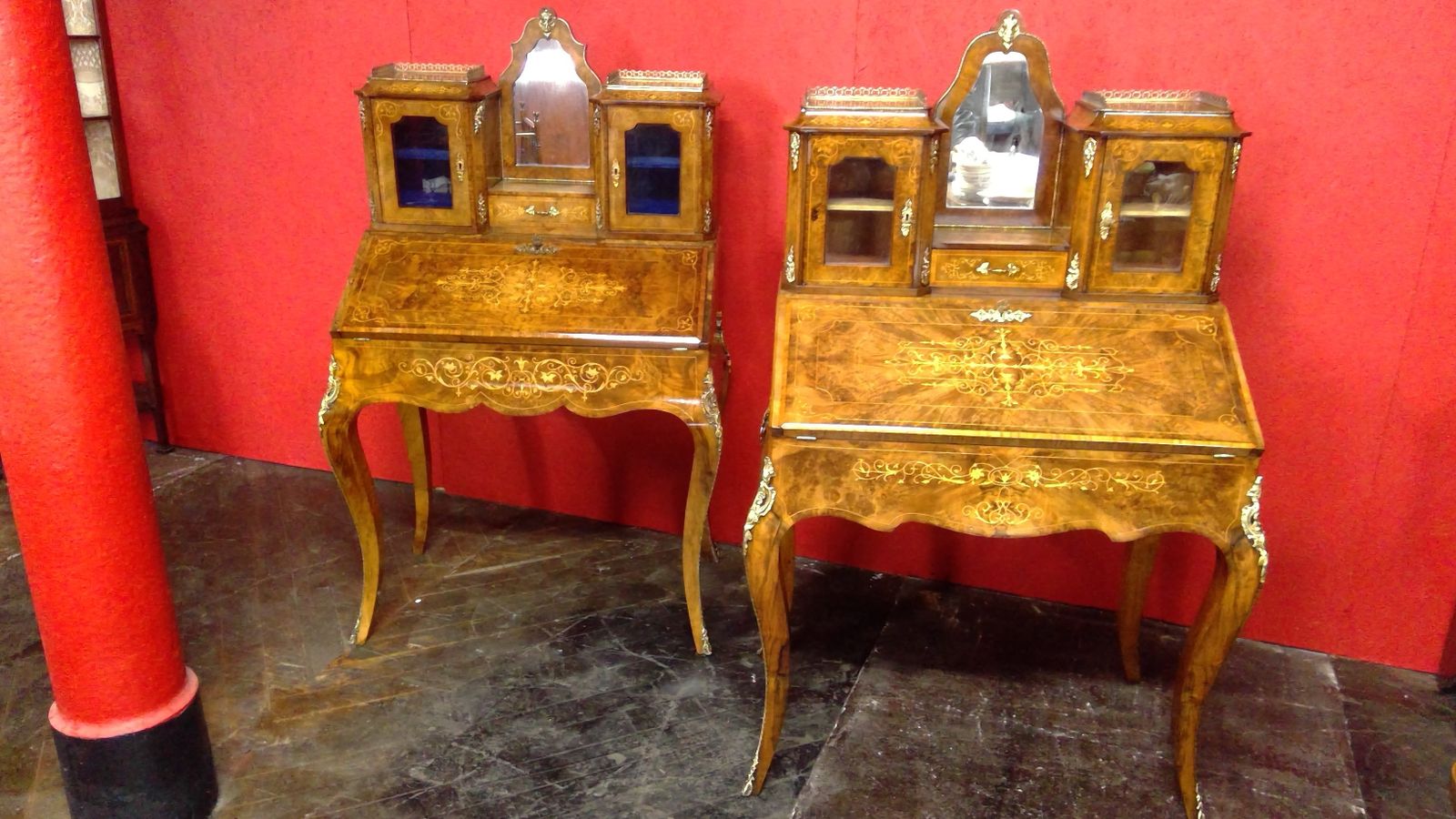 Pair Of Victorian Walnut Bonheur De Joures photo furniture